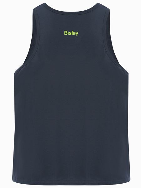 Bisley Men's Cotton Logo Singlet