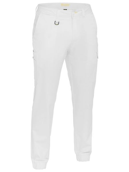 Bisley Stretch Cotton Drill Cargo Cuffed Pants