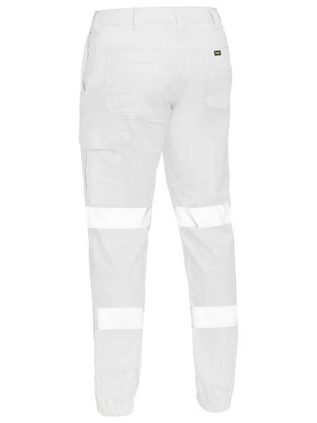 Bisley Taped Biomotion Stretch Cotton Drill Cargo Cuffed Pants