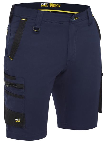 Bisley Flx & Move 4-way Stretch Zip Cargo Short