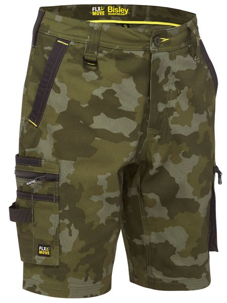 FLX & MOVE STRETCH CANVAS CAMO CARGO SHORT - LIMITED EDITION