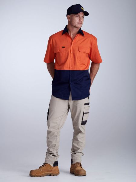 Bisley Hi Vis Cool Lightweight Drill Shirt