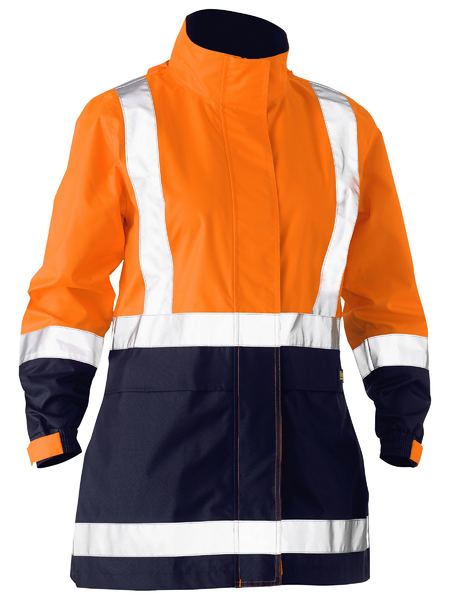 Bisley Women's H Taped Two Tone Hi Vis Rain Jacket