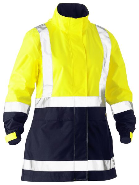 Bisley Women's H Taped Two Tone Hi Vis Rain Jacket