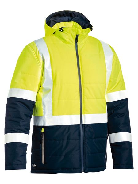 TAPED HI VIS PUFFER JACKET