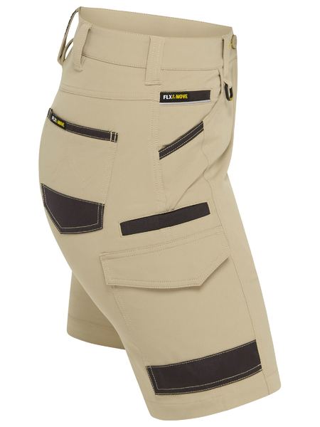 BISLEY WOMEN'S FLX & MOVE 4-WAY STRETCH ZIP CARGO SHORT