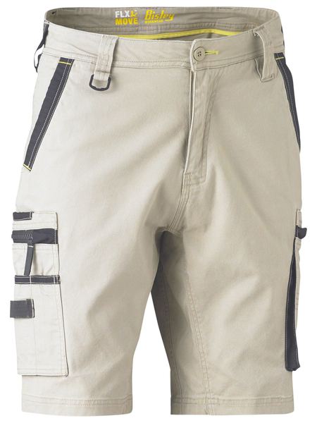 FLX & MOVE STRETCH UTILITY ZIP CARGO SHORT