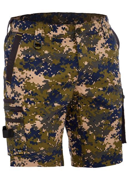 FLX & MOVE STRETCH CANVAS CAMO CARGO SHORT - LIMITED EDITION