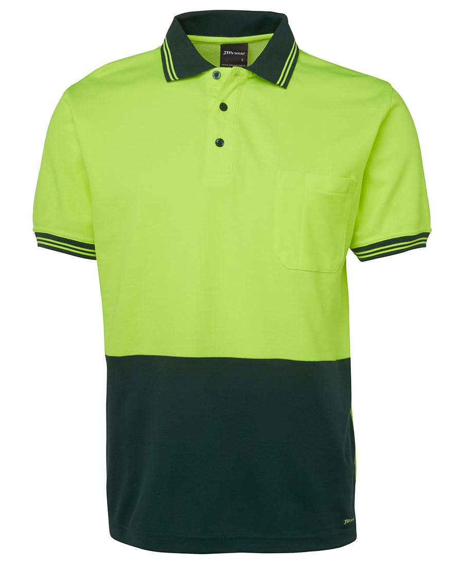 JB's Hi Vis S/S Cotton Back Polo