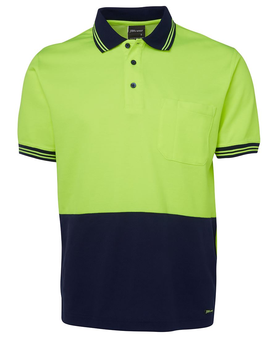 JB's Hi Vis S/S Cotton Back Polo