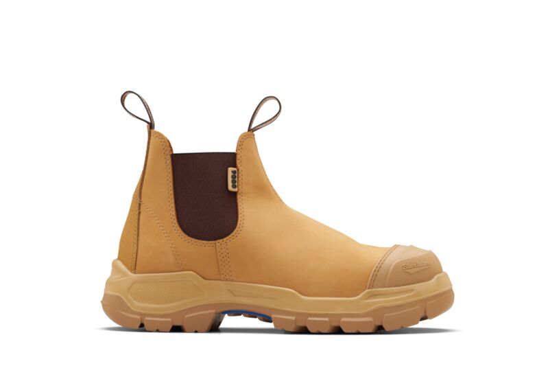 9000 Blundstone RotoFlex Steel Elastic Side Safety Boot Wheat