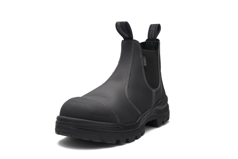 8001 Blundstone RotoFlex Steel Elastic Side Safety Boot Black