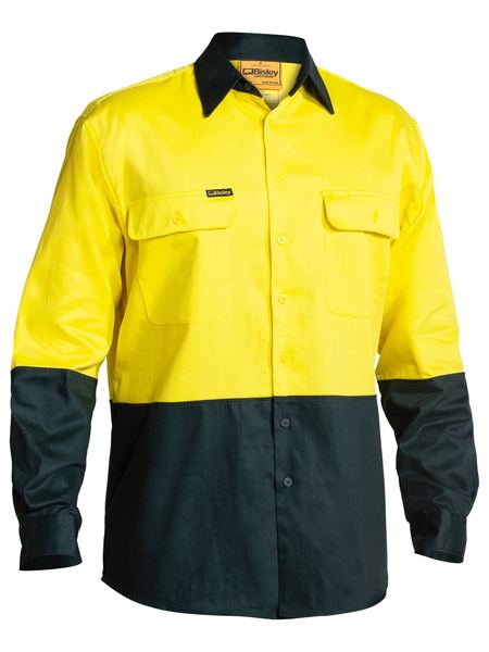 Bisley Hi Vis Drill Shirt