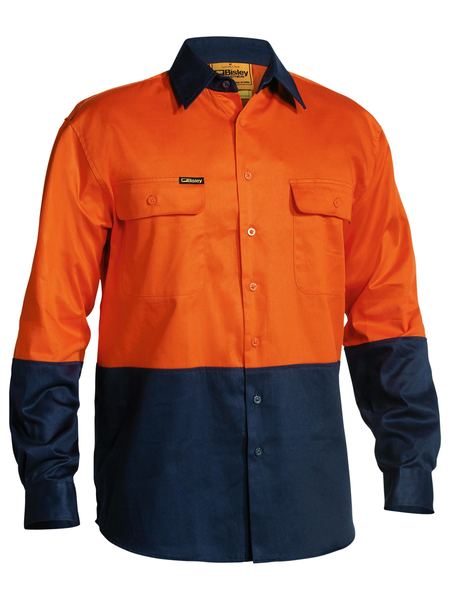 Bisley Hi Vis Drill Shirt