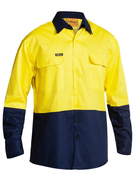 Bisley Hi Vis Drill Shirt