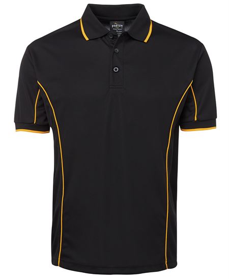 Podium Short Sleeve Piping Polo - Sizes XS-L