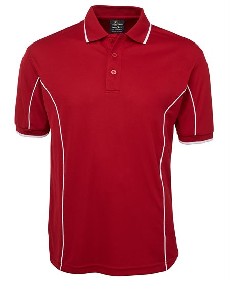 Podium Short Sleeve Piping Polo - Sizes XS-L