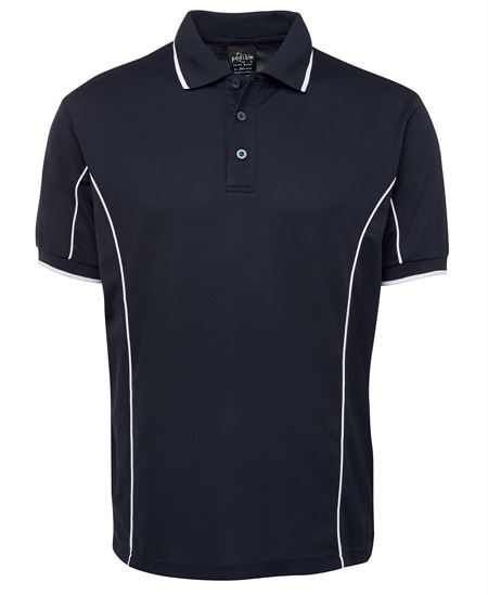 Podium Short Sleeve Piping Polo - Sizes XS-L