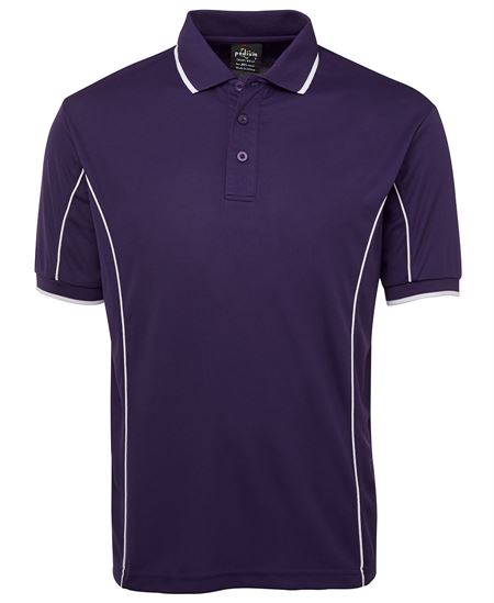 Podium Short Sleeve Piping Polo - Sizes XS-L