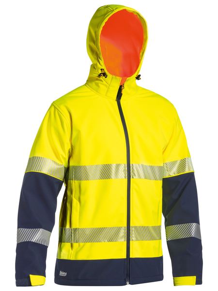 TAPED HI VIS RIPSTOP BONDED FLEECE JACKET