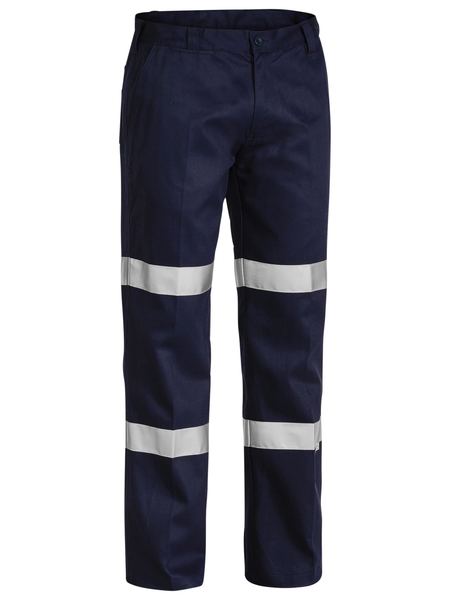 TAPED BIOMOTION COTTON DRILL WORK PANTS