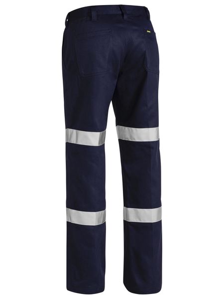 TAPED BIOMOTION COTTON DRILL WORK PANTS