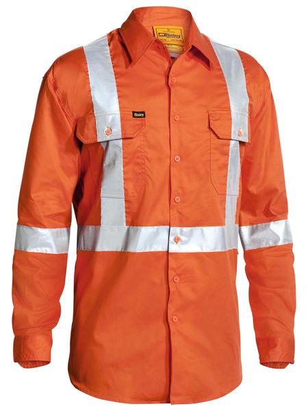 Bisley Taped Hi Vis Drill Shirt