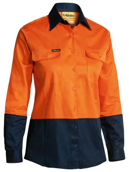 Bisley Women's Hi Vis Drill Shirt