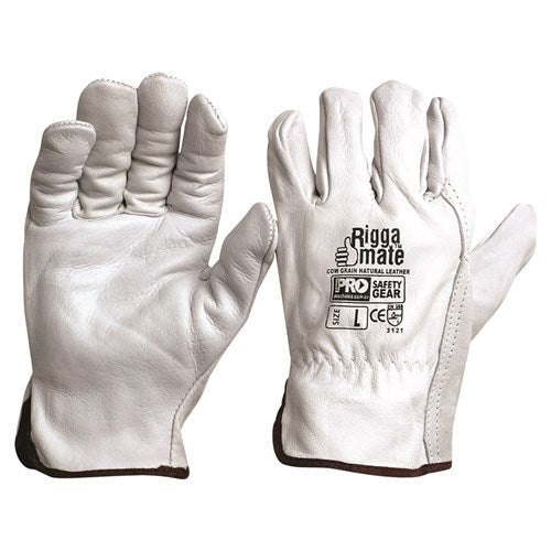 Pro Choice Riggamate Natural Cowgrain Gloves