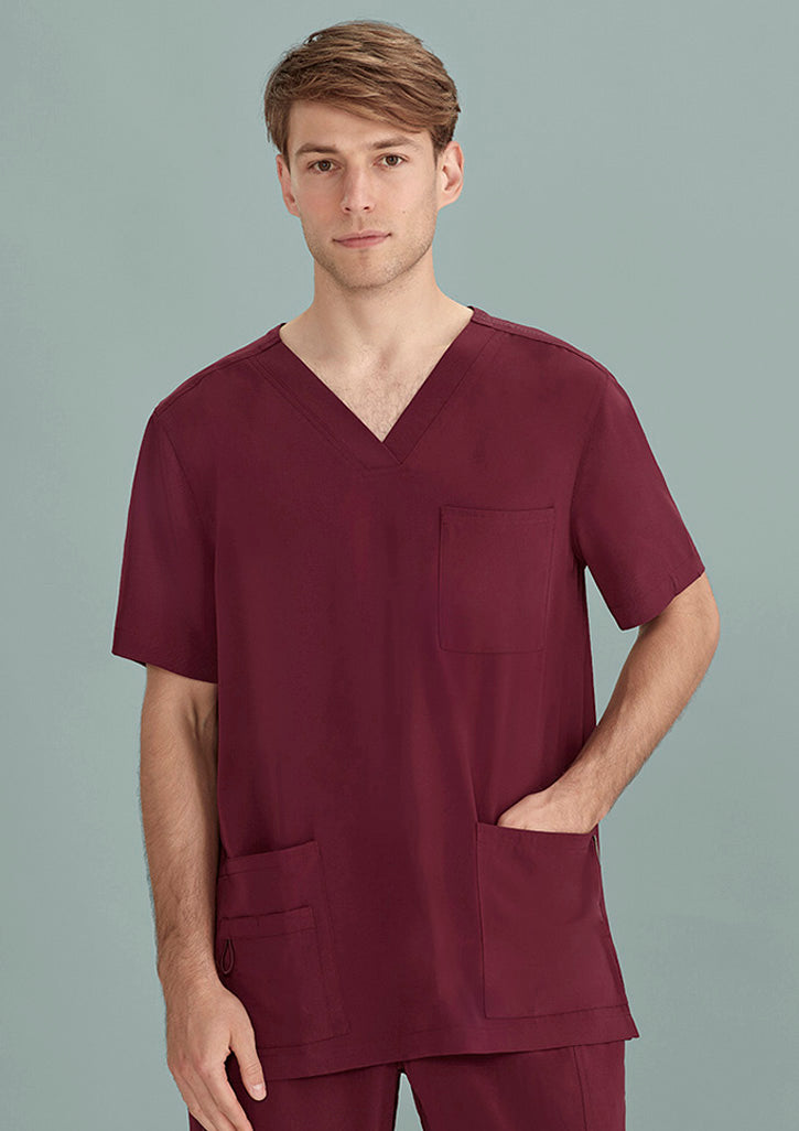 Avery Mens V Neck Scrub Top