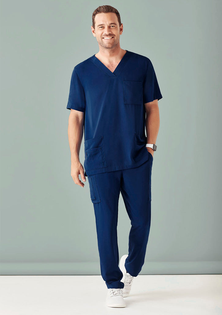 Avery Mens V Neck Scrub Top