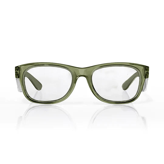 Safestyle Classics Green Frame Clear Lens