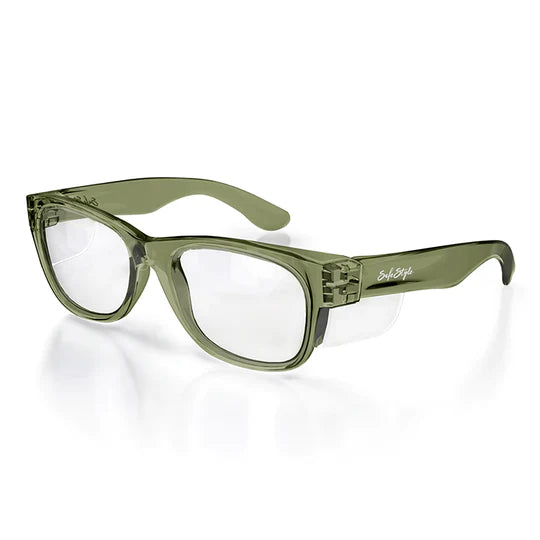 Safestyle Classics Green Frame Clear Lens