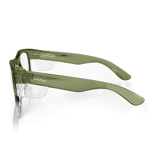 Safestyle Classics Green Frame Clear Lens