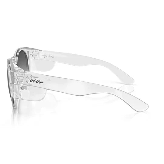 SafeStyle Cruisers Clear Frame Polarised Lens