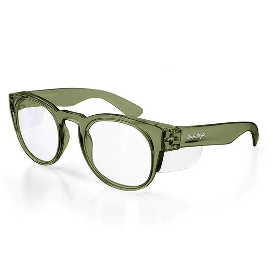 Safestyle Cruisers Green Frame Clear Lens