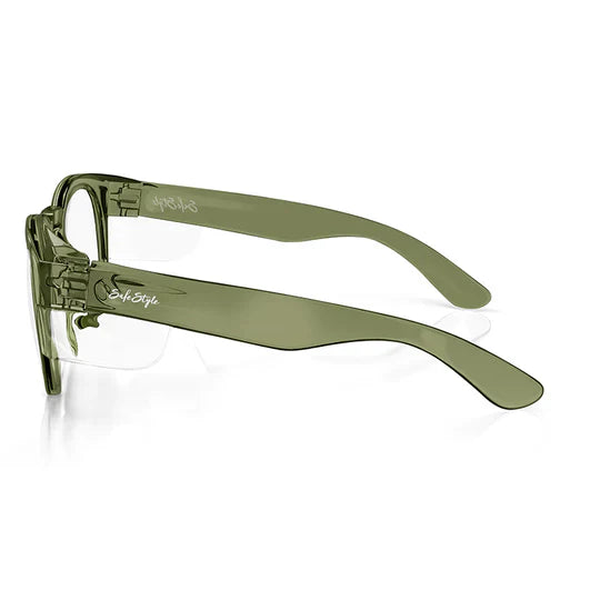 Safestyle Cruisers Green Frame Clear Lens