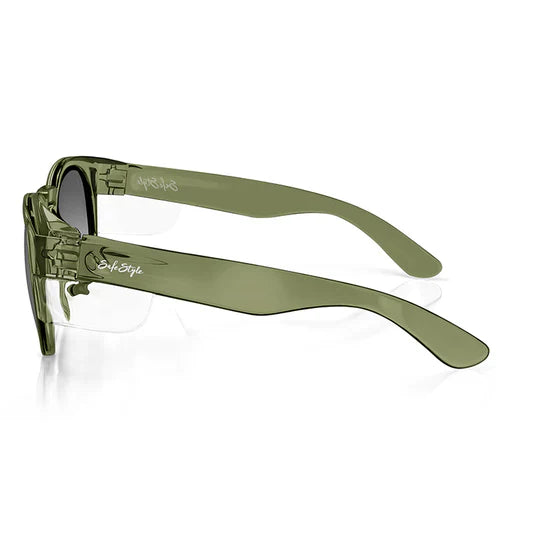 Safestyle Cruisers Green Frame Polarised Lens