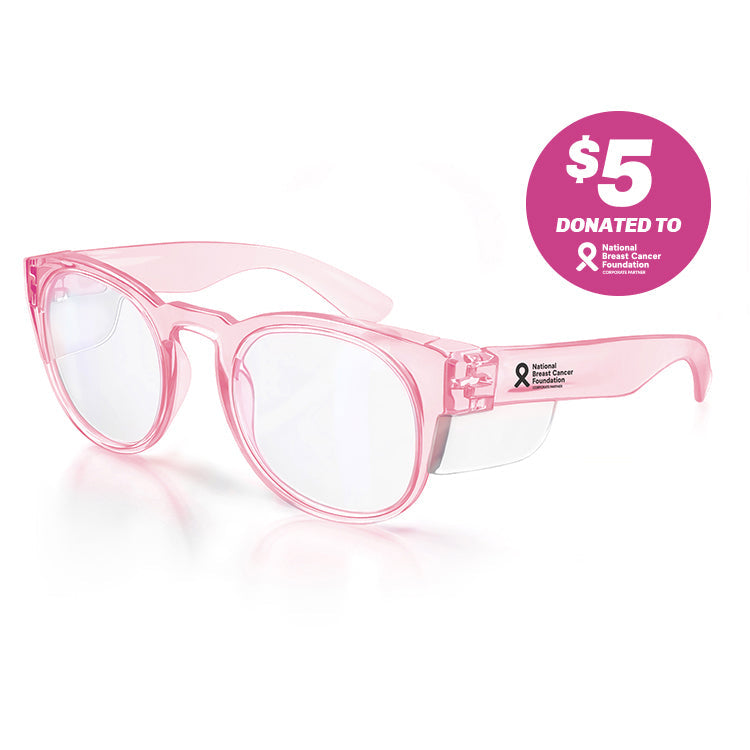 SafeStyle  Cruisers Pink Frame Clear Lens