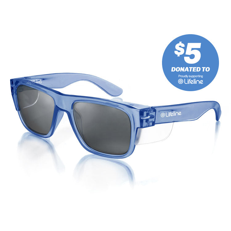 SafeStyle Fusions Blue Frame Tinted Lens