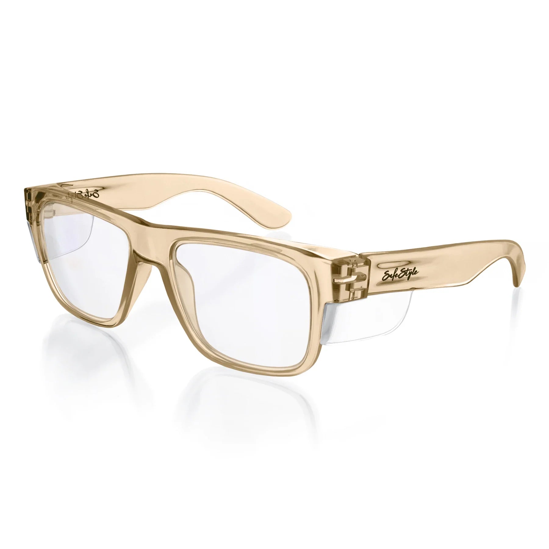 SafeStyle Fusions Champagne Frame Clear Lens