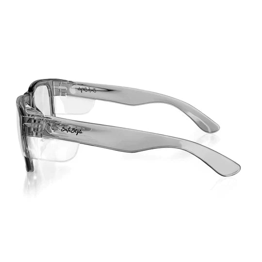 SafeStyle Fusions Graphite Frame Clear Lens