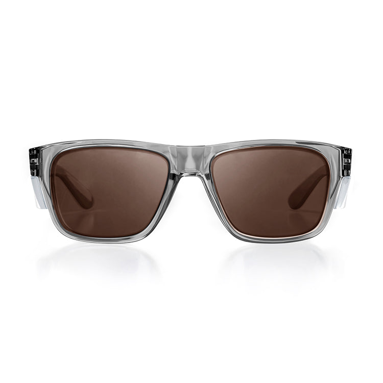 Fusions Graphite Frame Brown Polarised Lens