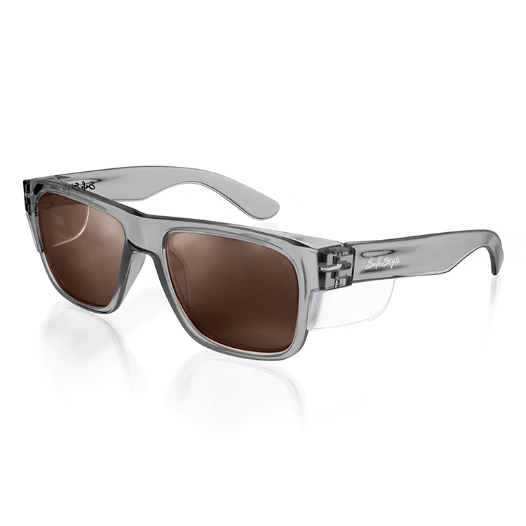 Fusions Graphite Frame Brown Polarised Lens