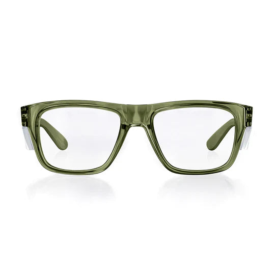 Safestyle Fusions Green Frame Clear Lens