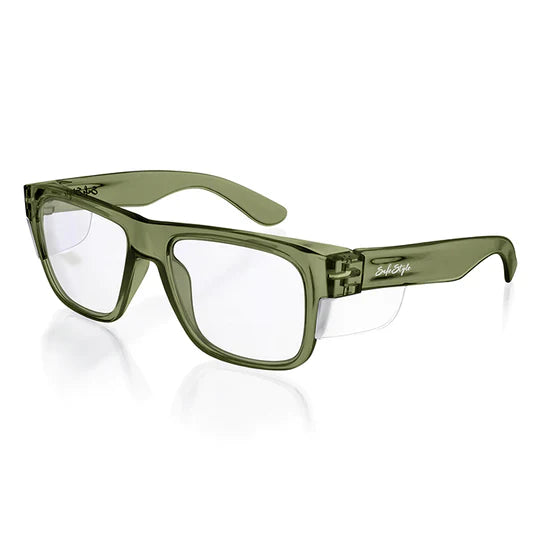 Safestyle Fusions Green Frame Clear Lens