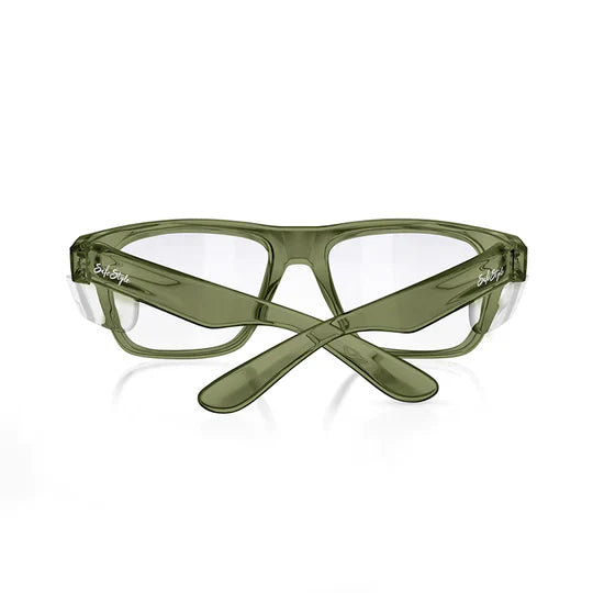 Safestyle Fusions Green Frame Clear Lens