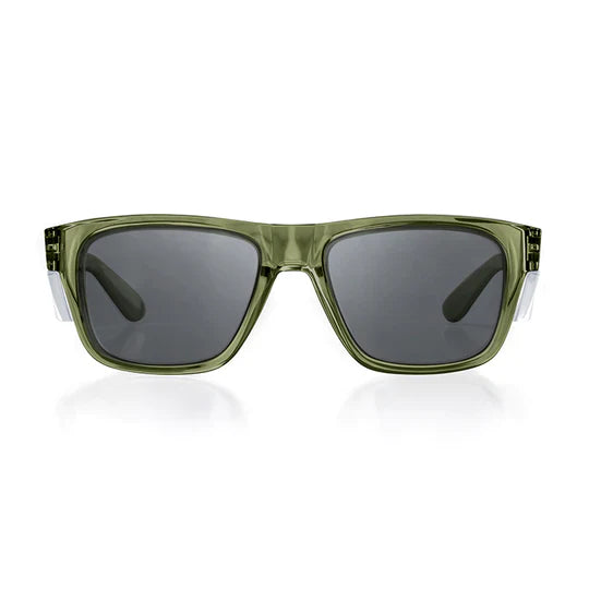 Safestyle Fusions Green Frame Tinted Lens