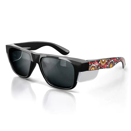 Safestyle Fusions Black Frame Polarised Lens Indigenous Art Vol. 1