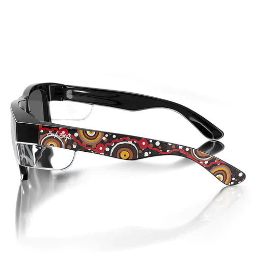 Safestyle Fusions Black Frame Polarised Lens Indigenous Art Vol. 1